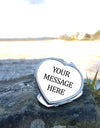 Pocket Mirror - Personalised Printed Message/ Photo - Make-up mirror - Ideal gift