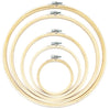 Embroidery Hoops Bamboo - Ideal for Cross Stitch-Embroidery - Wooden Hoop