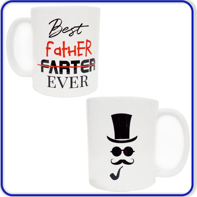 Best Farter Ever! Best Father Mug Design - 11oz Coffee Mug - Funny Fathers Day Gift - DirectlyPersonalised