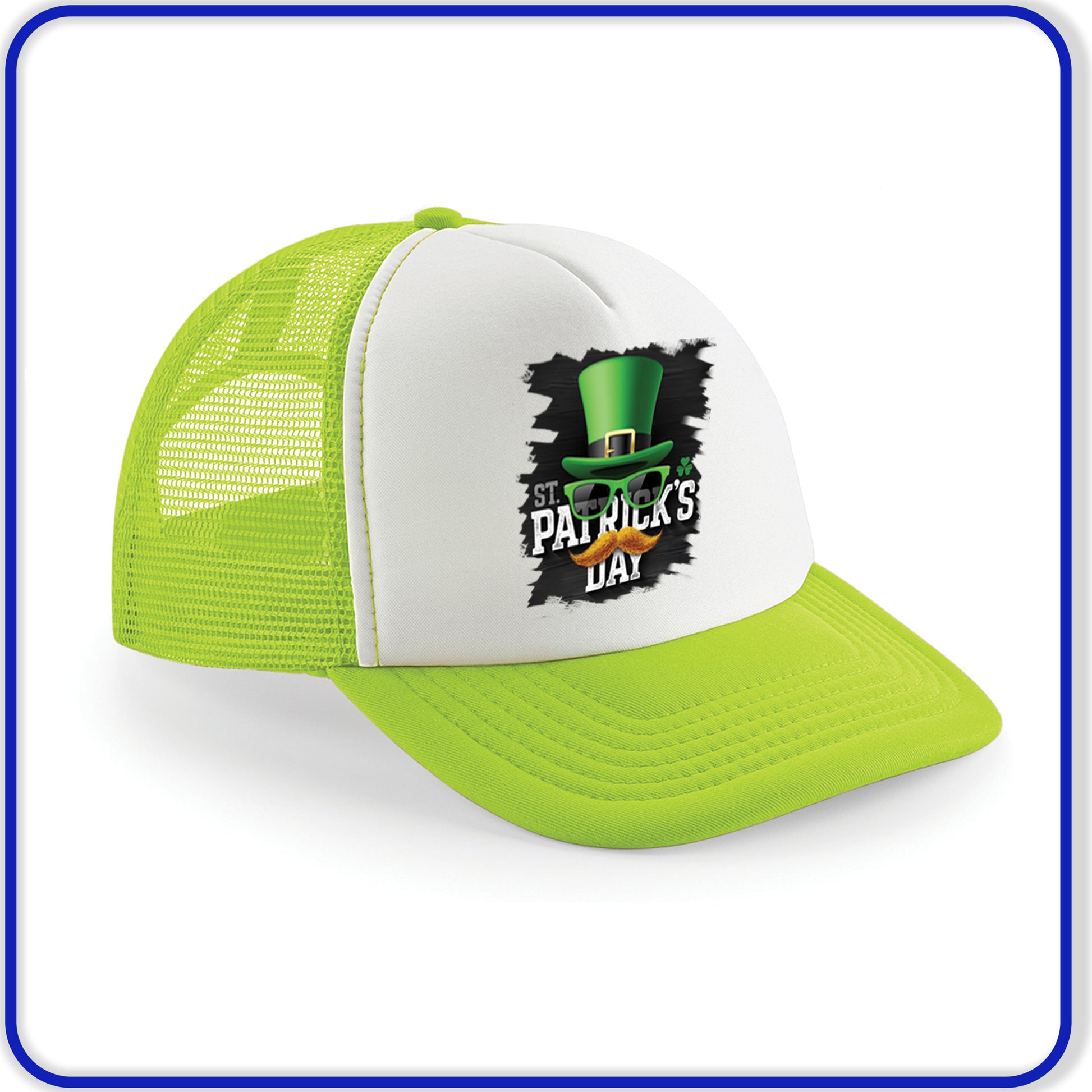 Snapback Baseball cap - Printed Designs St Patricks Day - Irish Celebration - DirectlyPersonalised