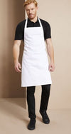 Plain White Cotton Aprons-Printed Apron Full Colour Design-Personalised Kitchen Apron For Men & Women