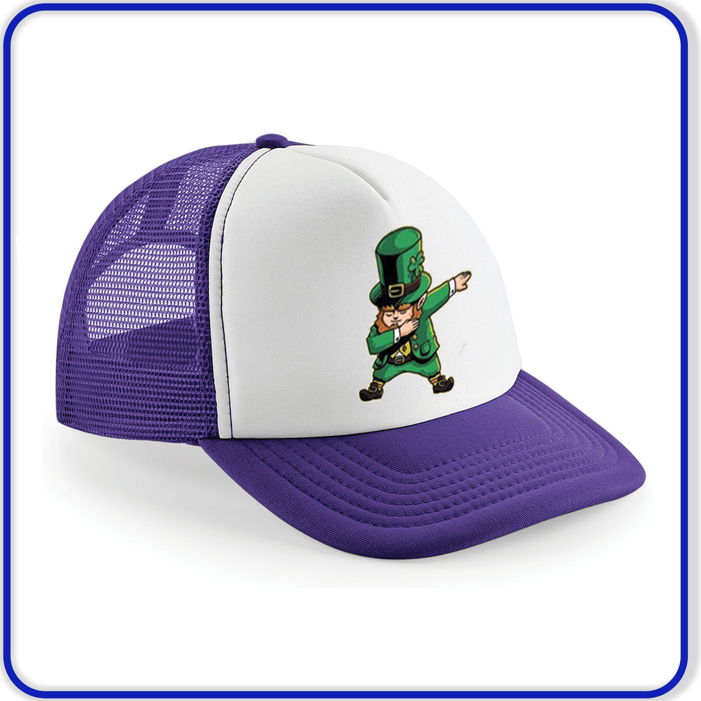 Snapback Baseball cap - Printed Designs St Patricks Day - Irish Celebration - DirectlyPersonalised