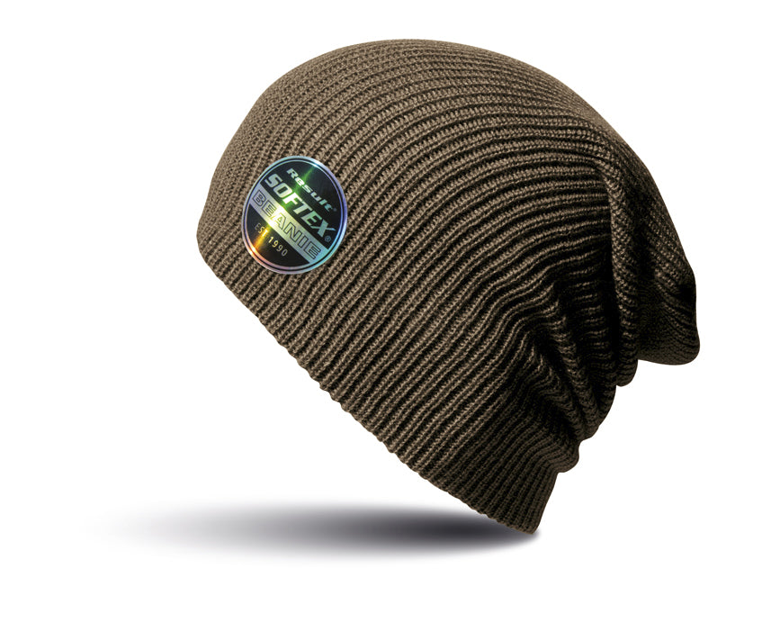 Slouch Beanie - Soft Core beanie - Adult Hat - Available for Embroidery - DirectlyPersonalised