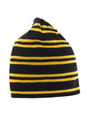Team National beanie - Stripe Hat - Ideal for Football events - Knitted Team Stripe Hats - Available for Embroidery