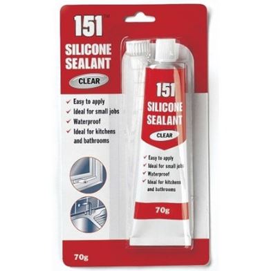Silicone Sealant Clear 151 Brand 70ml