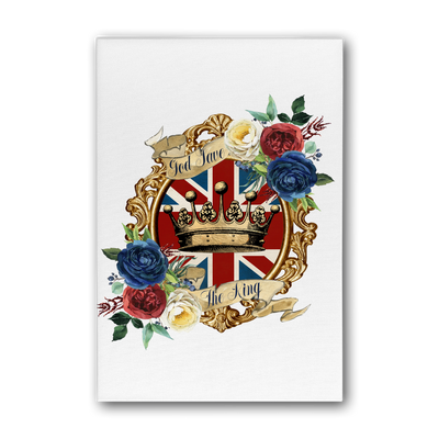 GOD SAVE THE KING Premium Stretched Canvas