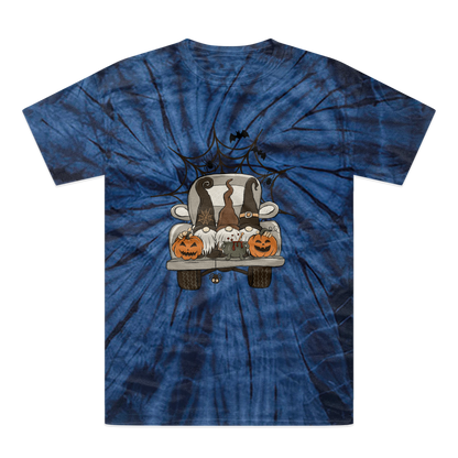 LETS GET SPOOKY Tonal Spider Tie-Dye T-Shirt - DirectlyPersonalised