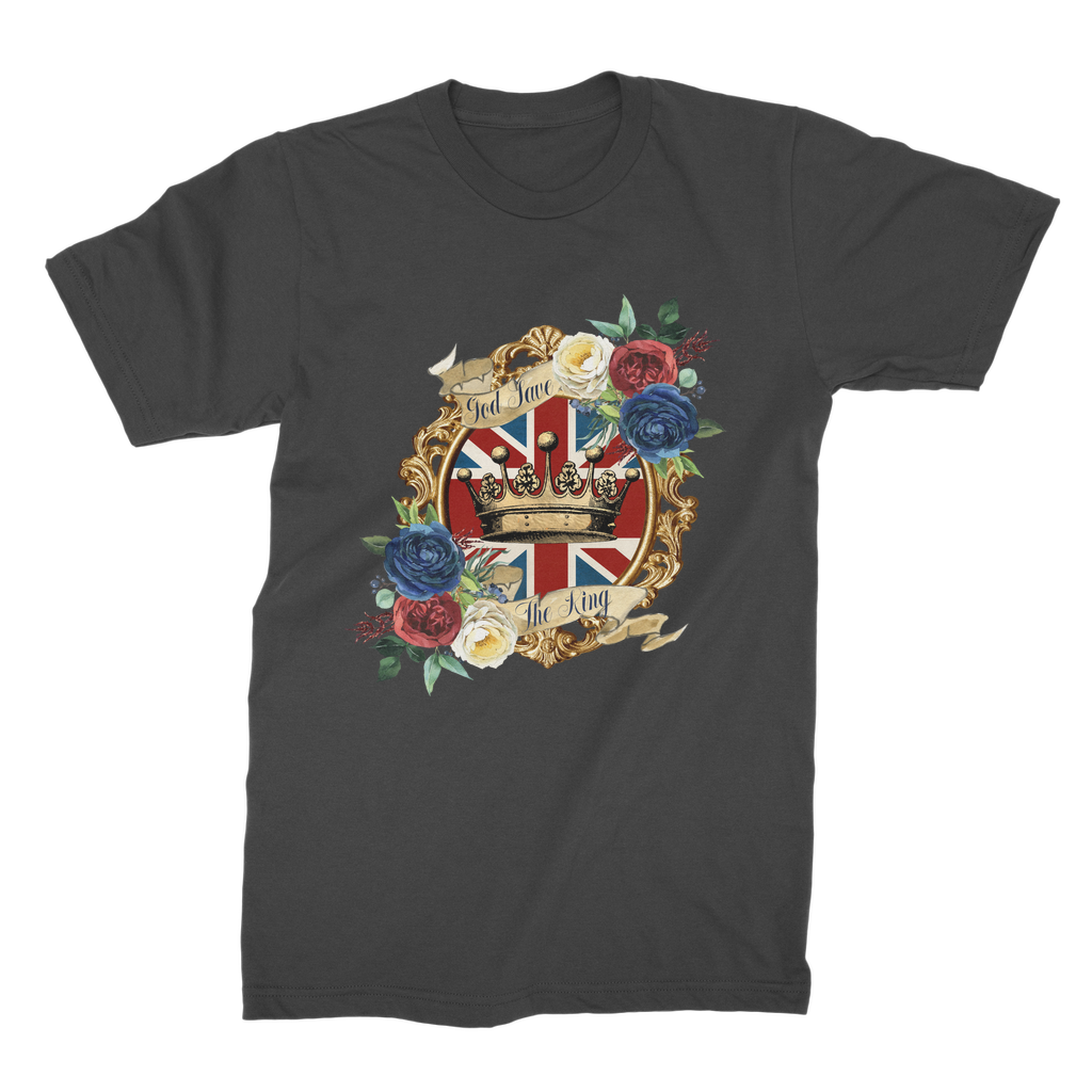GOD SAVE THE KING Premium Jersey Men's T-Shirt - DirectlyPersonalised