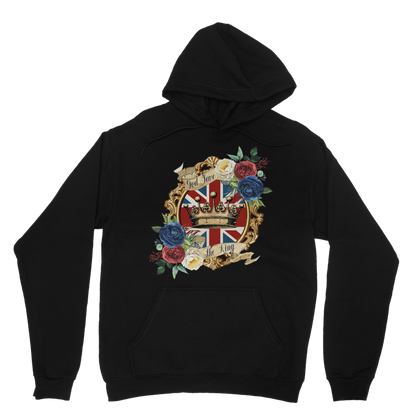 GOD SAVE THE KING Classic Adult Hoodie - DirectlyPersonalised