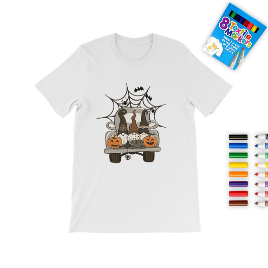 LETS GET SPOOKY Colouring T-Shirt - DirectlyPersonalised