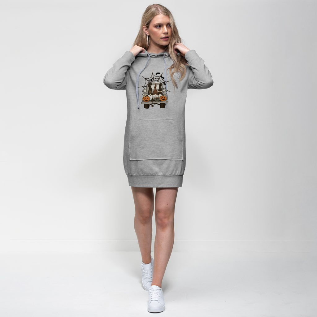 LETS GET SPOOKY Premium Adult Hoodie Dress - DirectlyPersonalised
