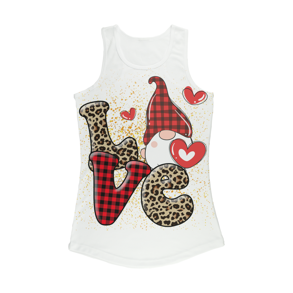Ladies Valentine Design Women Performance Tank Top - DirectlyPersonalised