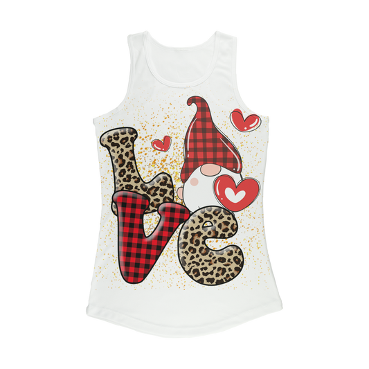 Ladies Valentine Design Women Performance Tank Top - DirectlyPersonalised