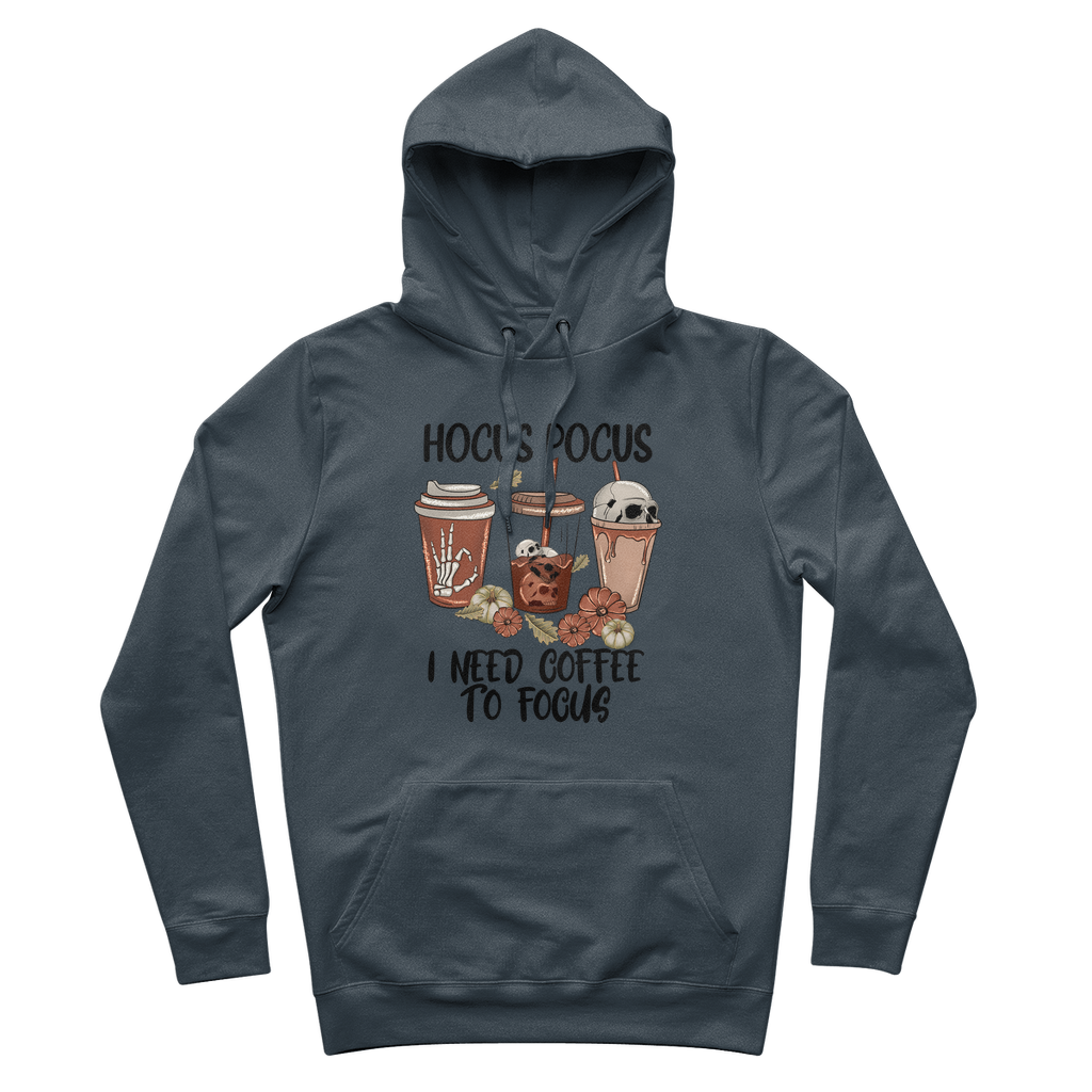 HOCUS POCUS -COFFEE DESIGN 100% Organic Cotton Hoodie - DirectlyPersonalised