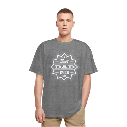 Best Dad Ever Heavy Oversized T-Shirt - DirectlyPersonalised