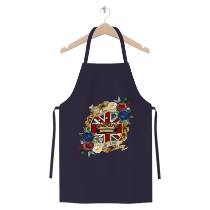 GOD SAVE THE KING Premium Jersey Apron - DirectlyPersonalised