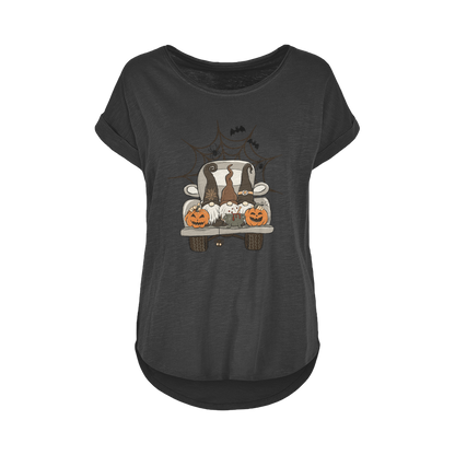 LETS GET SPOOKY Women's Long Slub T-Shirt XS-5XL - DirectlyPersonalised