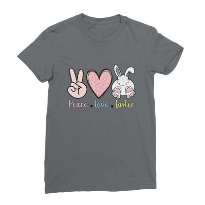 PEACE LOVE EASTER Classic Women's T-Shirt - DirectlyPersonalised