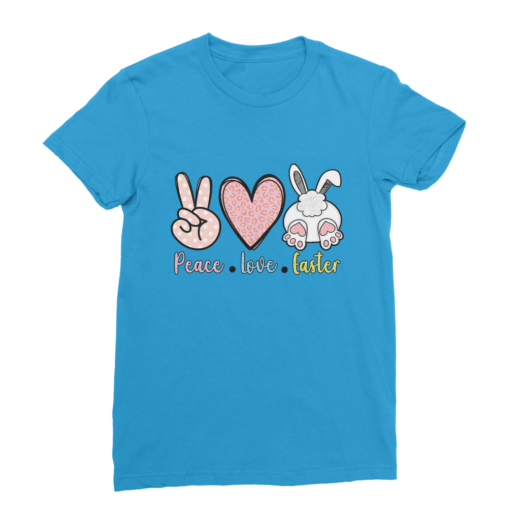 PEACE LOVE EASTER Classic Women's T-Shirt - DirectlyPersonalised