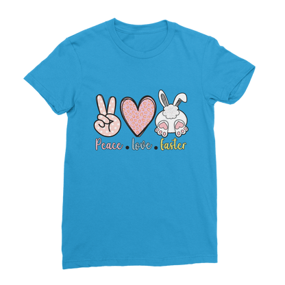 PEACE LOVE EASTER Classic Women's T-Shirt - DirectlyPersonalised