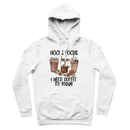 HOCUS POCUS -COFFEE DESIGN 100% Organic Cotton Hoodie - DirectlyPersonalised