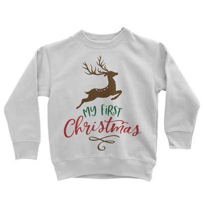 My First Christmas Colour Classic Kids Sweatshirt