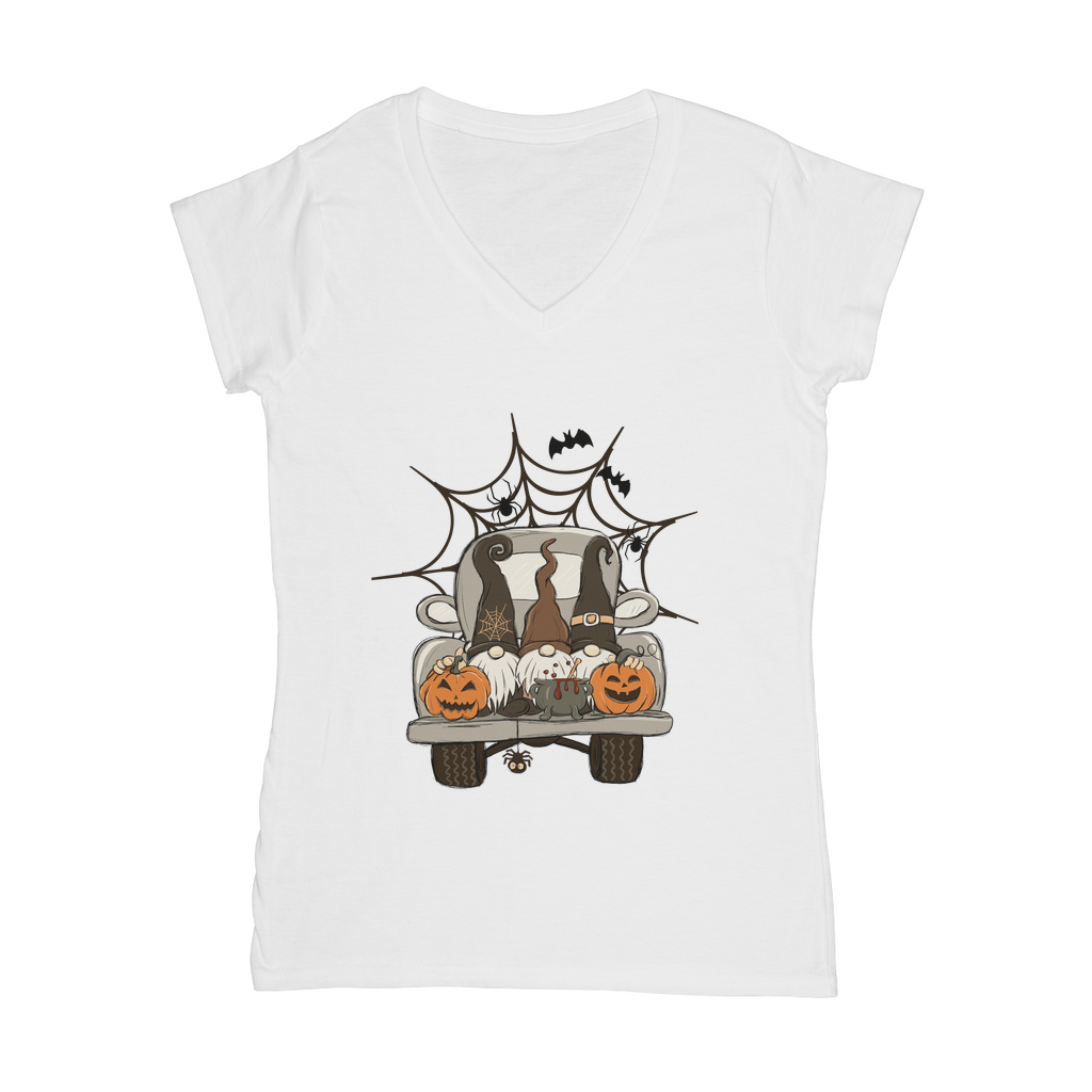 LETS GET SPOOKY Classic Women's V-Neck T-Shirt - DirectlyPersonalised