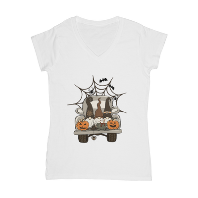 LETS GET SPOOKY Classic Women's V-Neck T-Shirt