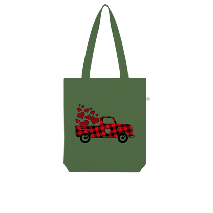 Love Truck Organic Tote Bag - DirectlyPersonalised