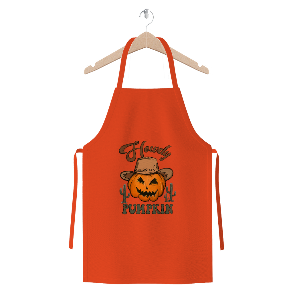 HOWDY PUMPKIN Premium Jersey Apron - DirectlyPersonalised