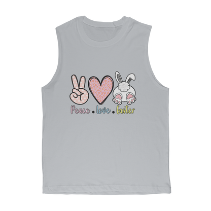 PEACE LOVE EASTER Classic Adult Muscle Top - DirectlyPersonalised
