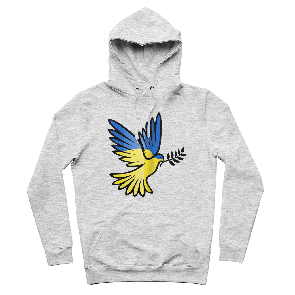 SUPPORT FOR UKRAINE 100% Organic Cotton Hoodie - DirectlyPersonalised