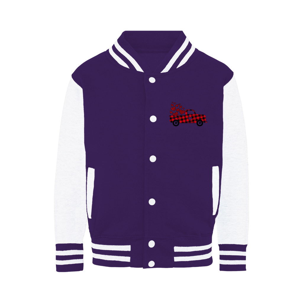 Love Truck Varsity Jacket - DirectlyPersonalised