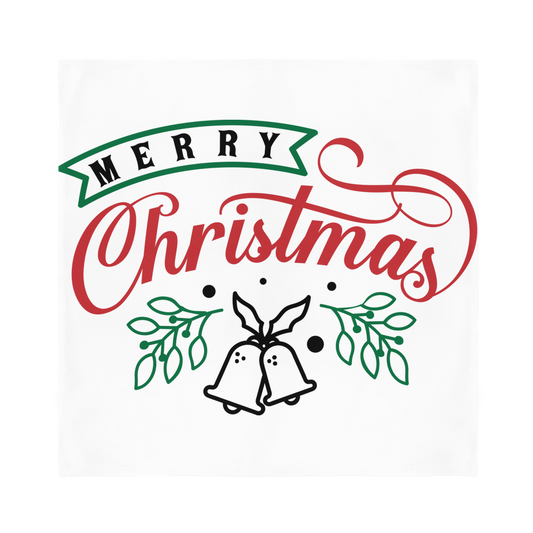 Merry Christmas Sublimation Bandana - DirectlyPersonalised