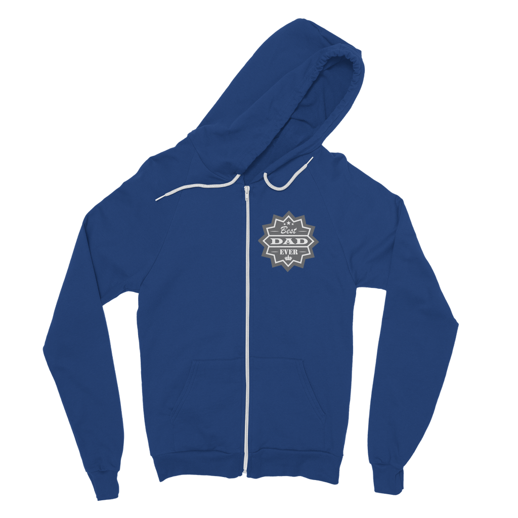 Best Dad Ever Classic Adult Zip Hoodie - DirectlyPersonalised