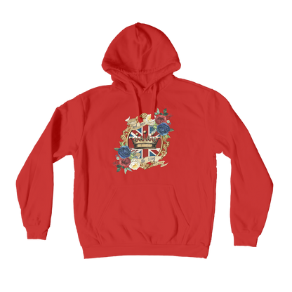 GOD SAVE THE KING Premium Adult Hoodie - DirectlyPersonalised