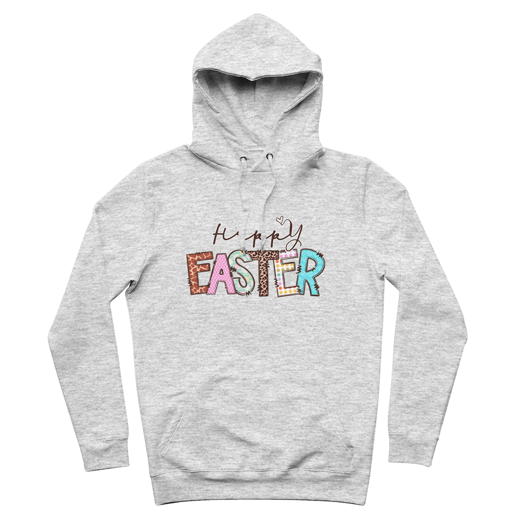 Happy Easter 100% Organic Cotton Hoodie - DirectlyPersonalised
