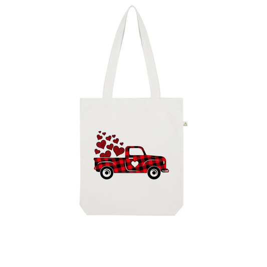 Love Truck Organic Tote Bag - DirectlyPersonalised