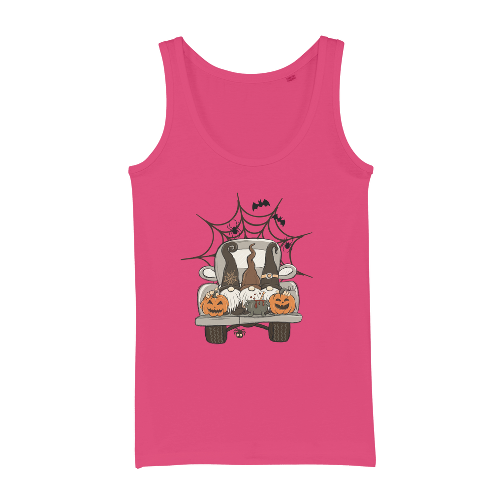 LETS GET SPOOKY Organic Jersey Womens Tank Top - DirectlyPersonalised