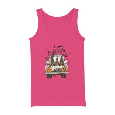 LETS GET SPOOKY Organic Jersey Womens Tank Top