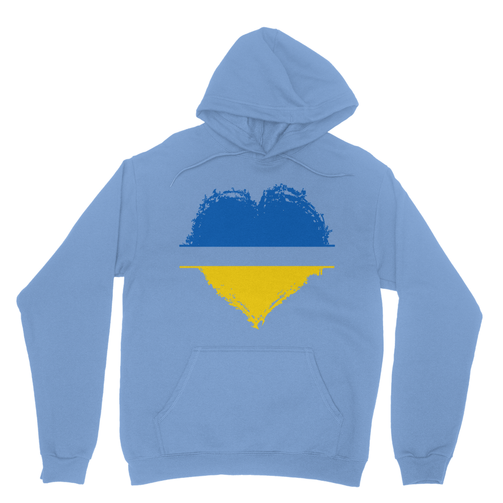 HEARTS WITH UKRAINE Classic Adult Hoodie - DirectlyPersonalised