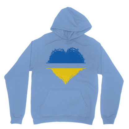 HEARTS WITH UKRAINE Classic Adult Hoodie - DirectlyPersonalised