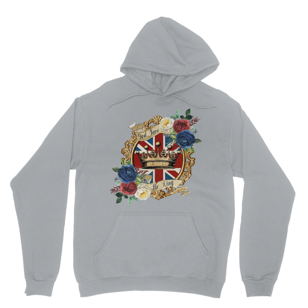 GOD SAVE THE KING Classic Adult Hoodie - DirectlyPersonalised
