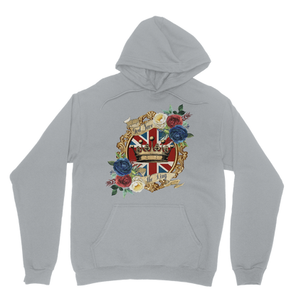 GOD SAVE THE KING Classic Adult Hoodie - DirectlyPersonalised