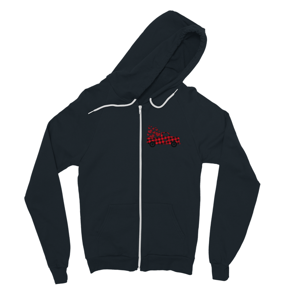 Love Truck Classic Adult Zip Hoodie - DirectlyPersonalised