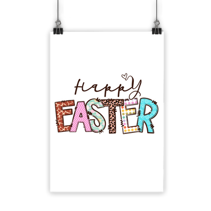 Happy Easter Classic Poster - DirectlyPersonalised