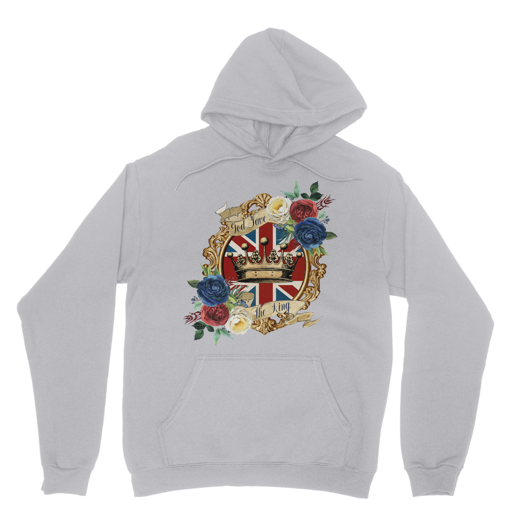 GOD SAVE THE KING Classic Adult Hoodie - DirectlyPersonalised