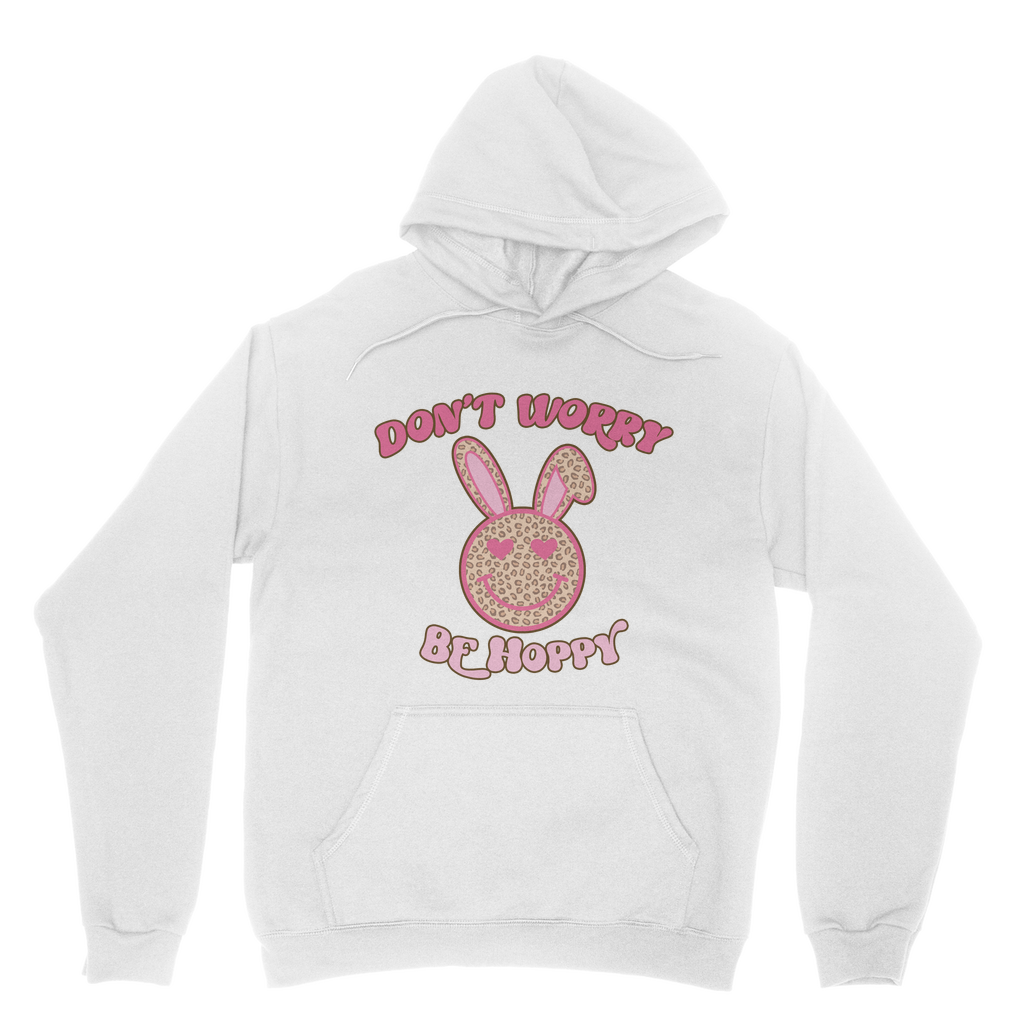Don't worry be 'happy' Classic Adult Hoodie - DirectlyPersonalised