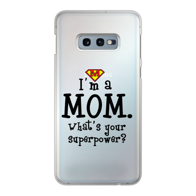 Mothers day Back Printed Transparent Hard Phone Case