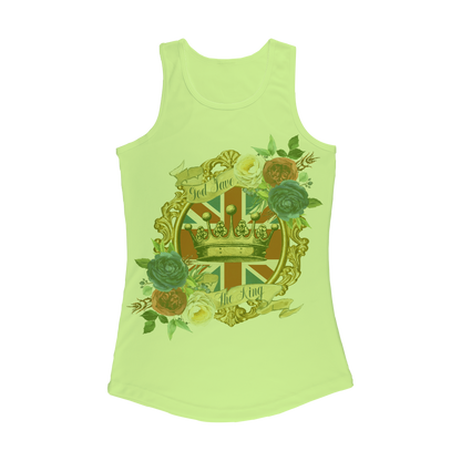 GOD SAVE THE KING Women Performance Tank Top - DirectlyPersonalised